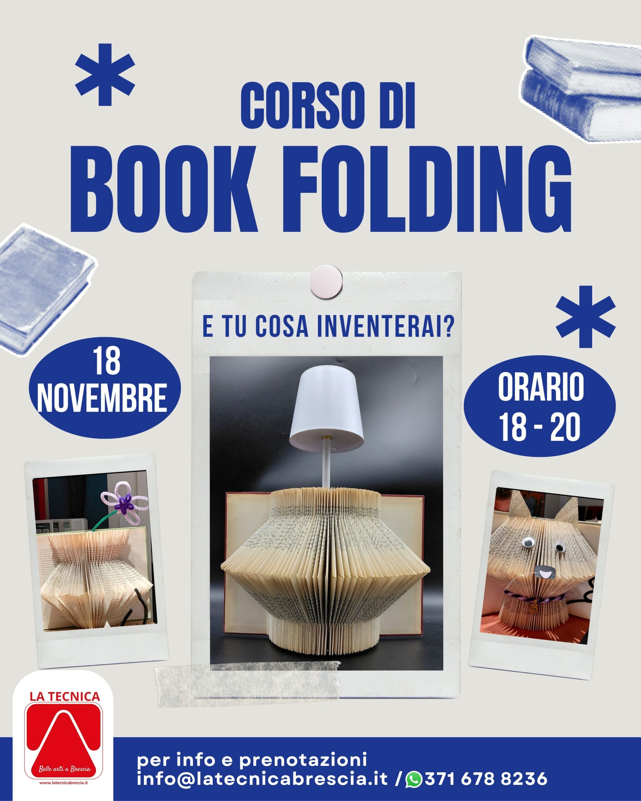Book folding.
